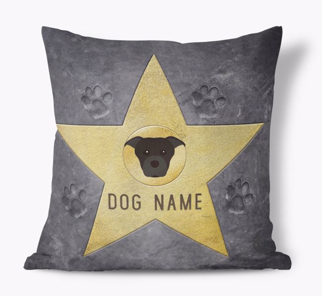 Star of Fame: Personalized {breedFullName} Soft Touch Pillow